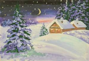 Раскраска зимушка зима для детей #30 #317944