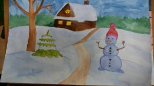 Раскраска зимушка зима для детей 6 7 лет #35 #317988