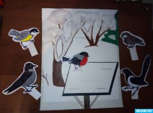 Раскраска зимующие птицы в средней группе #32 #318024