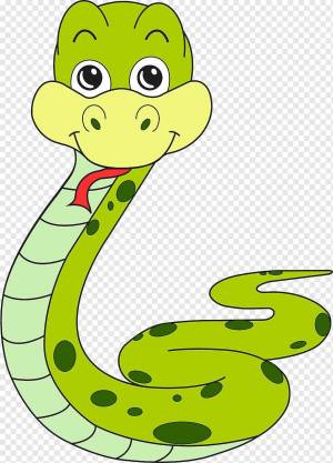 Раскраска змейка для детей #1 #318688