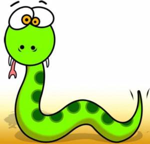 Раскраска змейка для детей #13 #318700