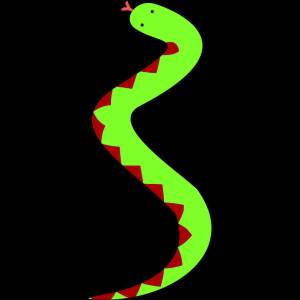 Раскраска змейка для детей #17 #318704