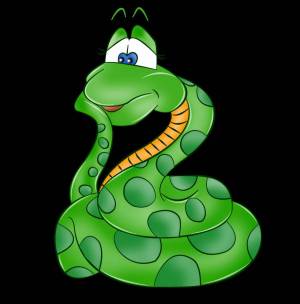 Раскраска змейка для детей #32 #318719