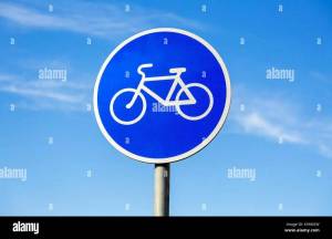 Раскраска знак велосипедная дорожка #10 #318807