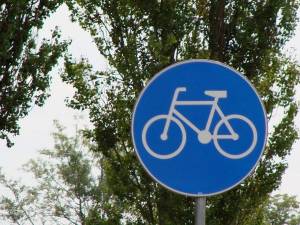 Раскраска знак велосипедная дорожка #18 #318815