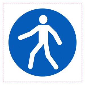 Раскраска знак движение пешеходов запрещено #12 #318882