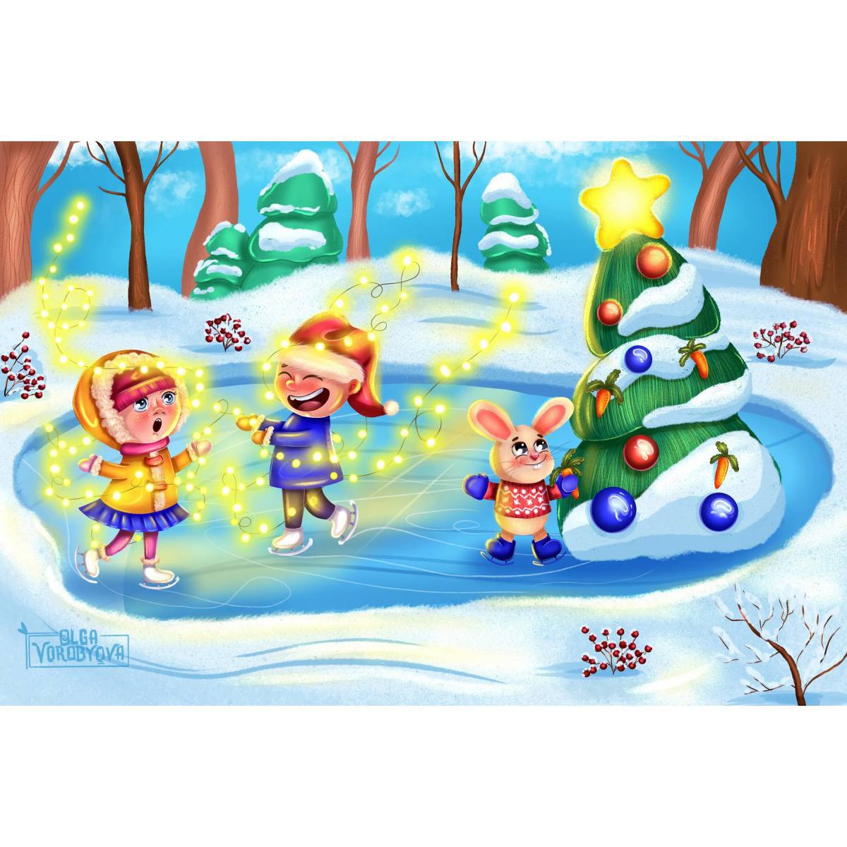 Зимние забавы для детей в детском саду #17