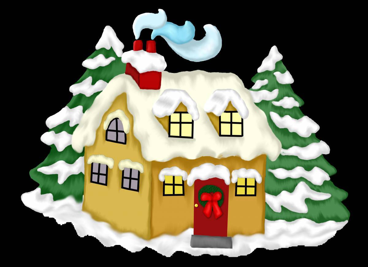 Зимний домик для детей #1