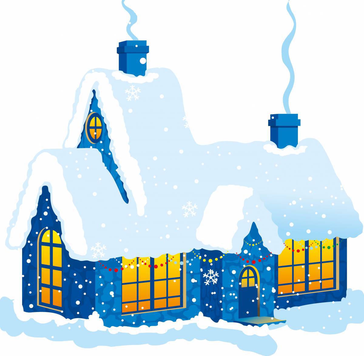 Зимний домик для детей #16