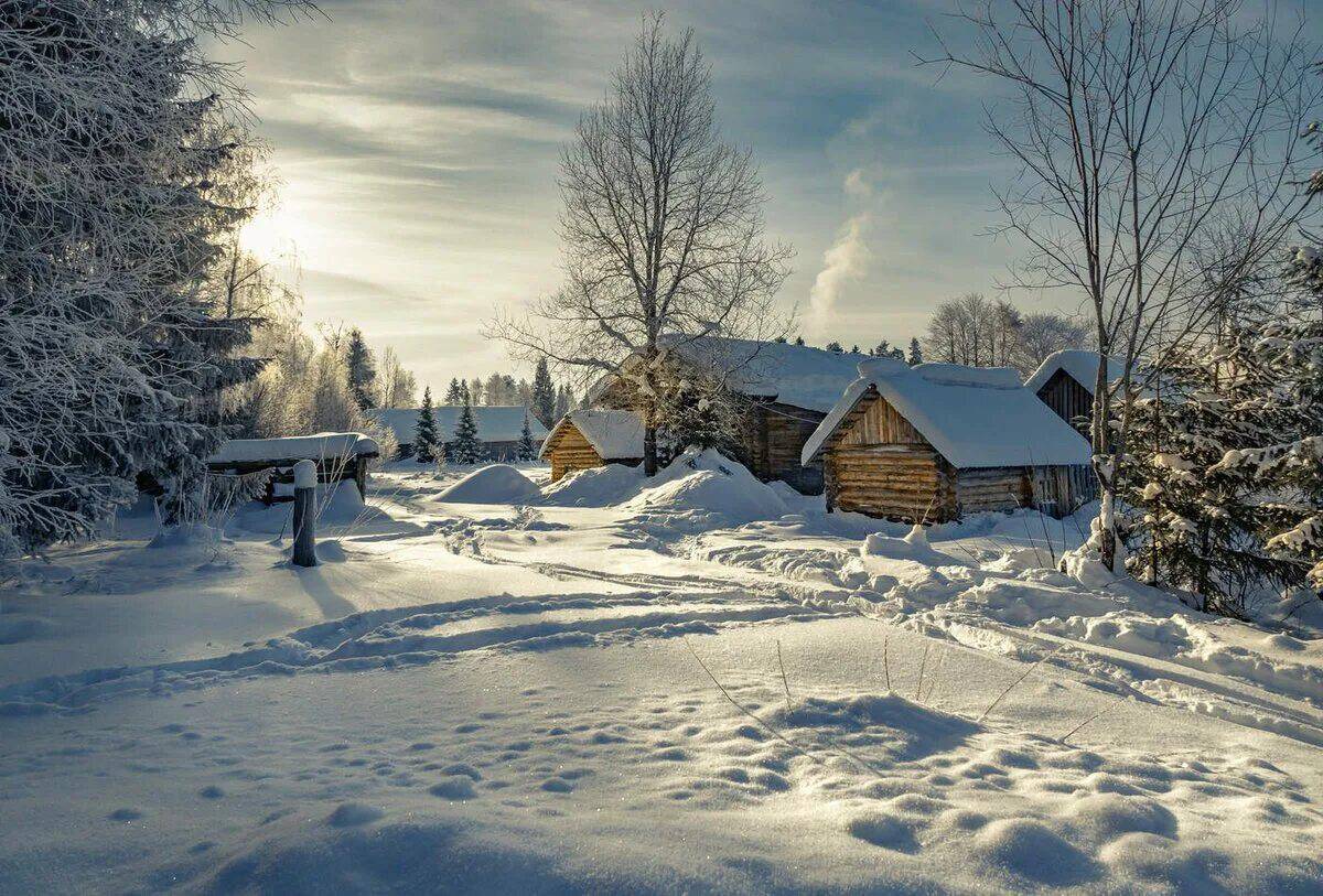 Зимняя деревня #9