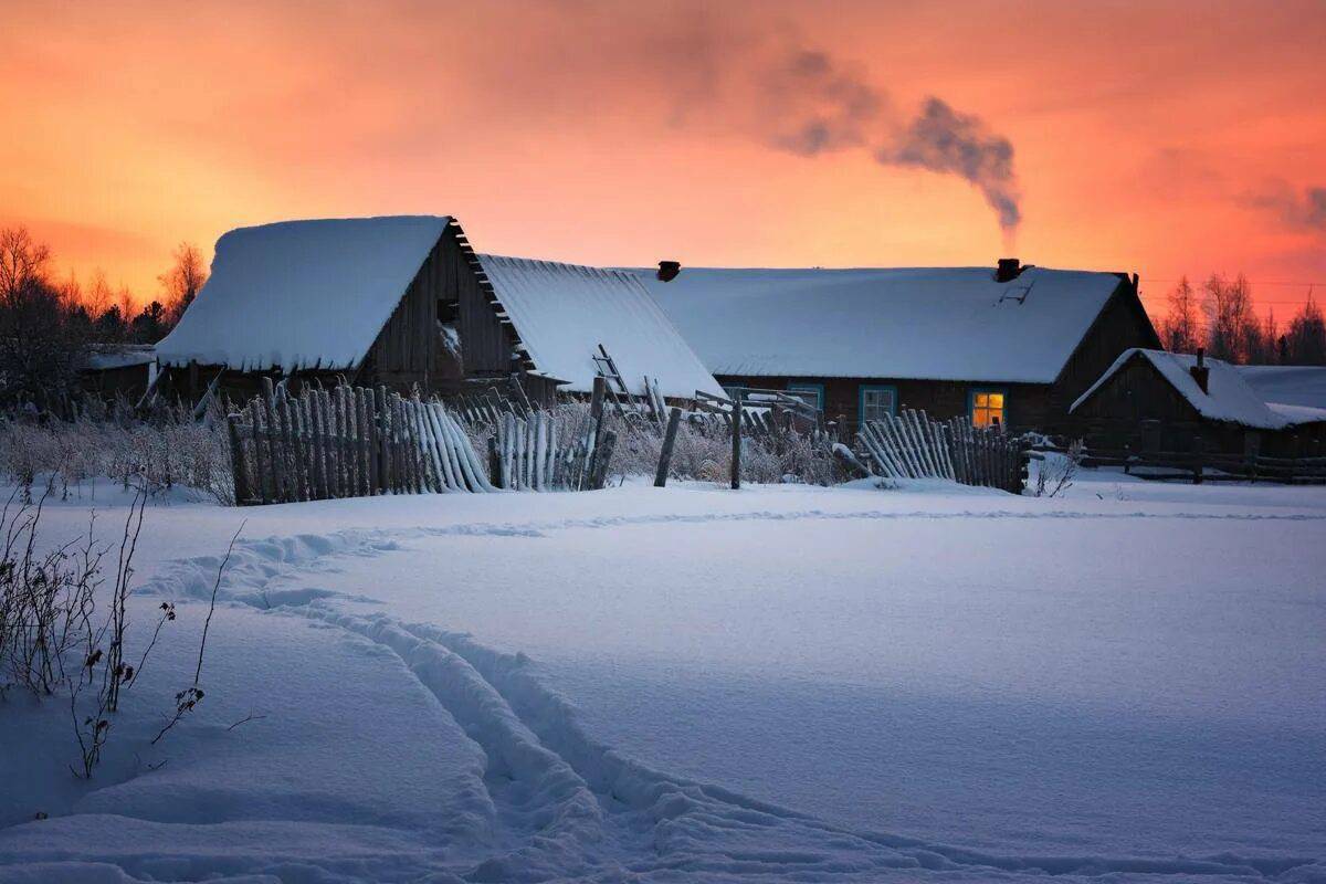 Зимняя деревня #17