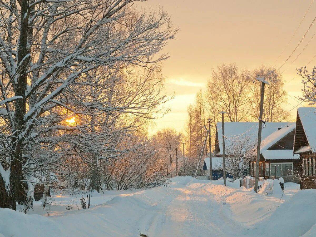 Зимняя деревня #19