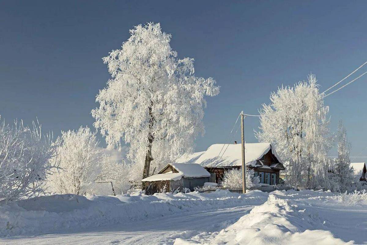 Зимняя деревня #20