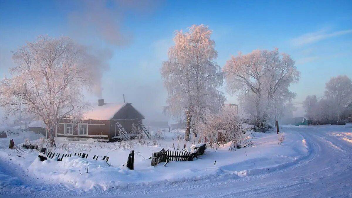 Зимняя деревня #32