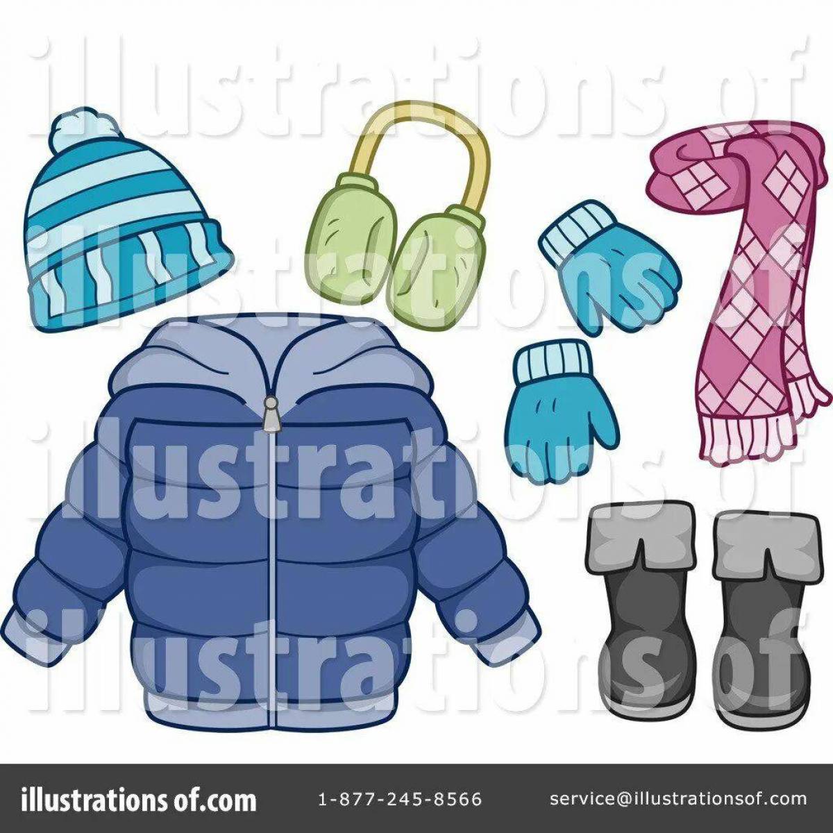 Зимняя одежда для детей в детском саду #30