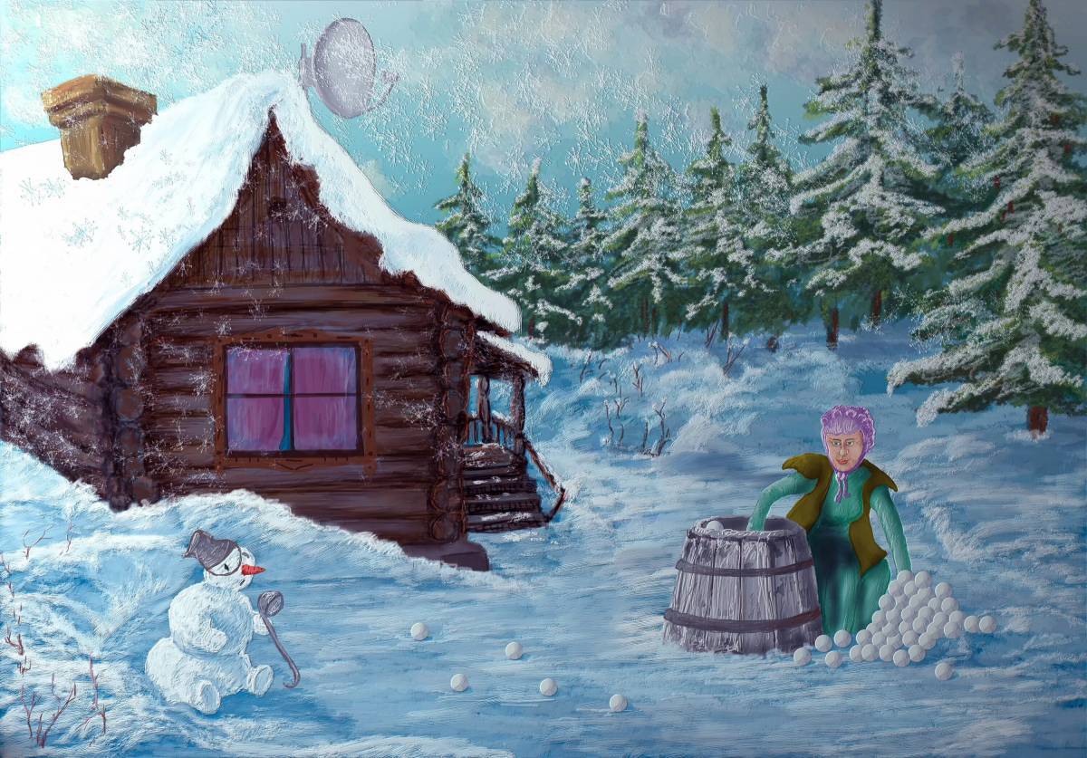 Зимняя сказка для детей #31