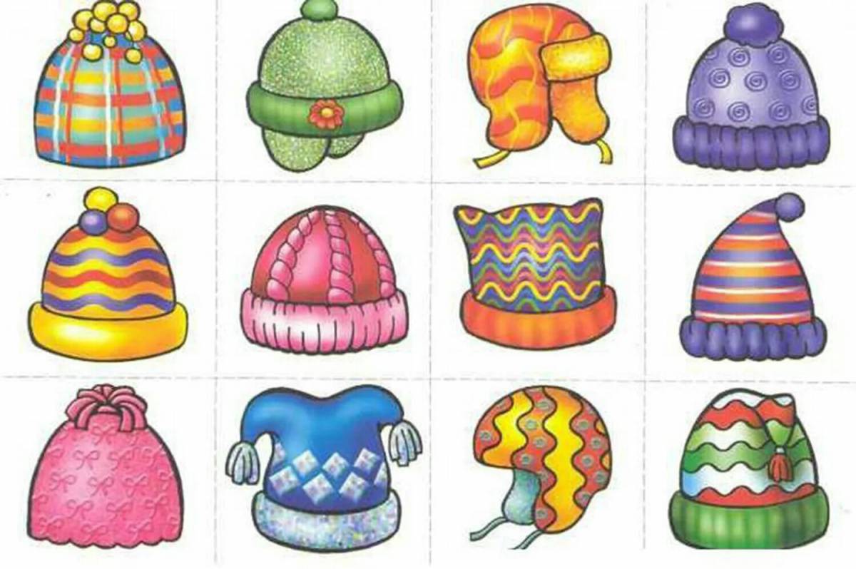 Зимняя шапка для детей #25