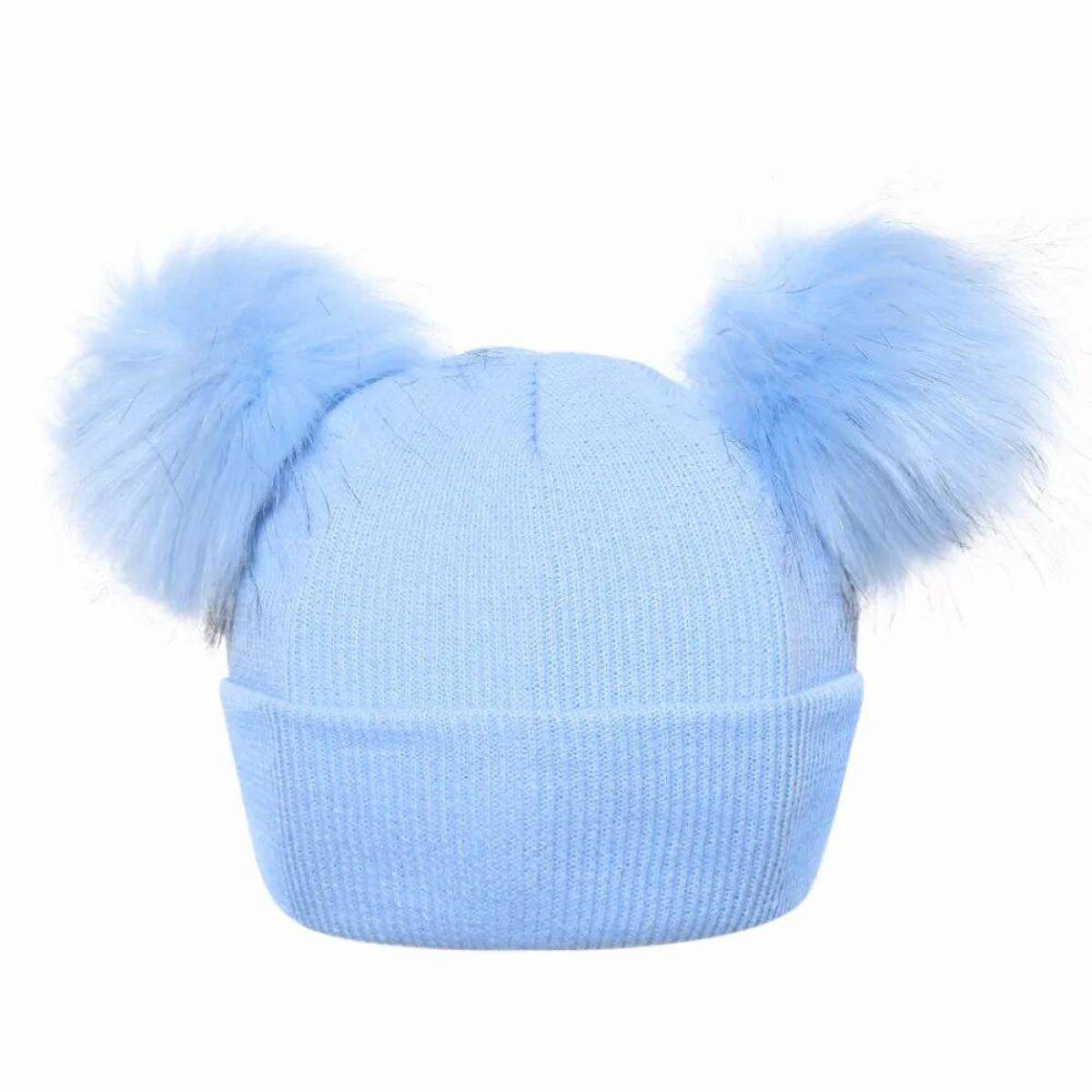 Зимняя шапка для детей #35