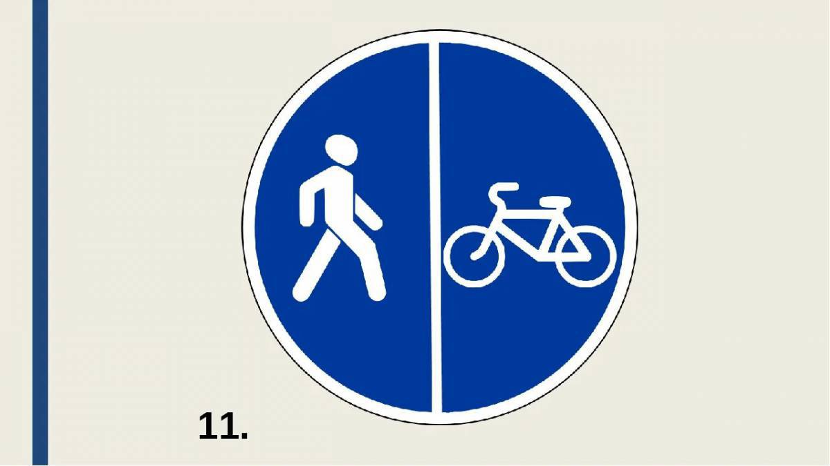 Знак велосипедная дорожка #13