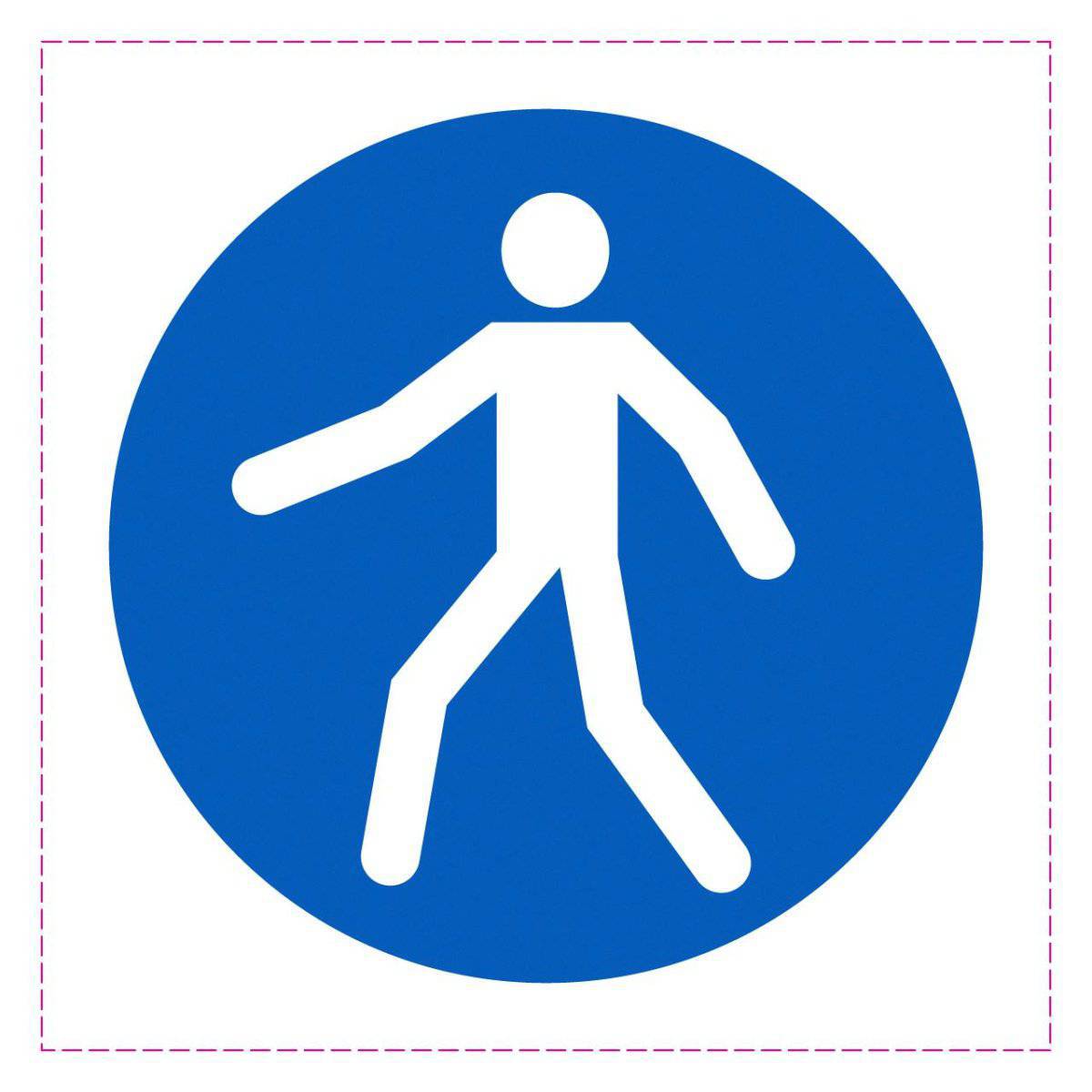 Знак движение пешеходов запрещено #12