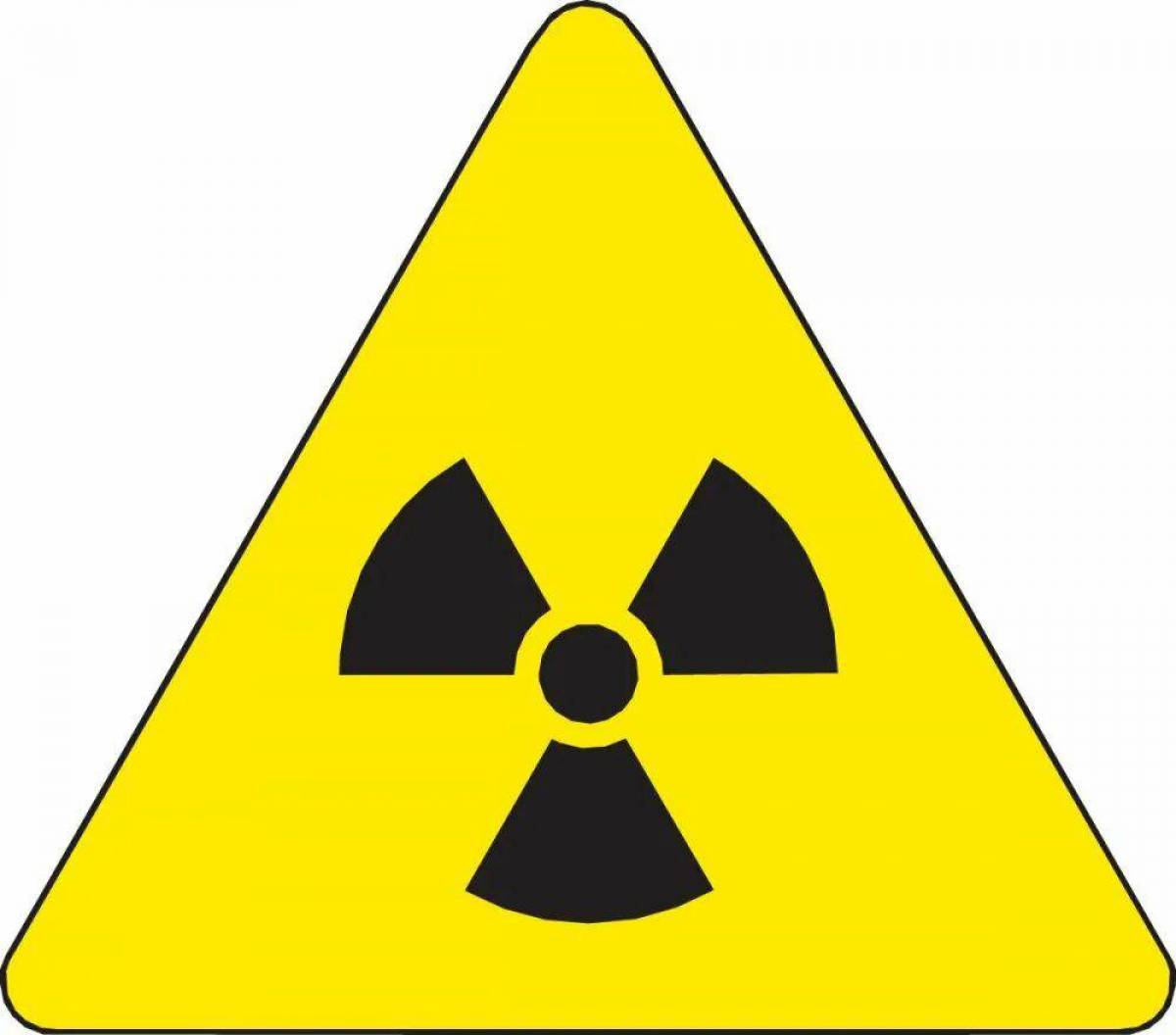 Знак радиации #12