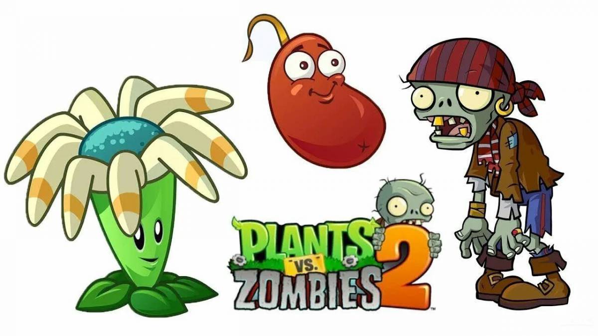 Зомби из игры растения против зомби 2 #1