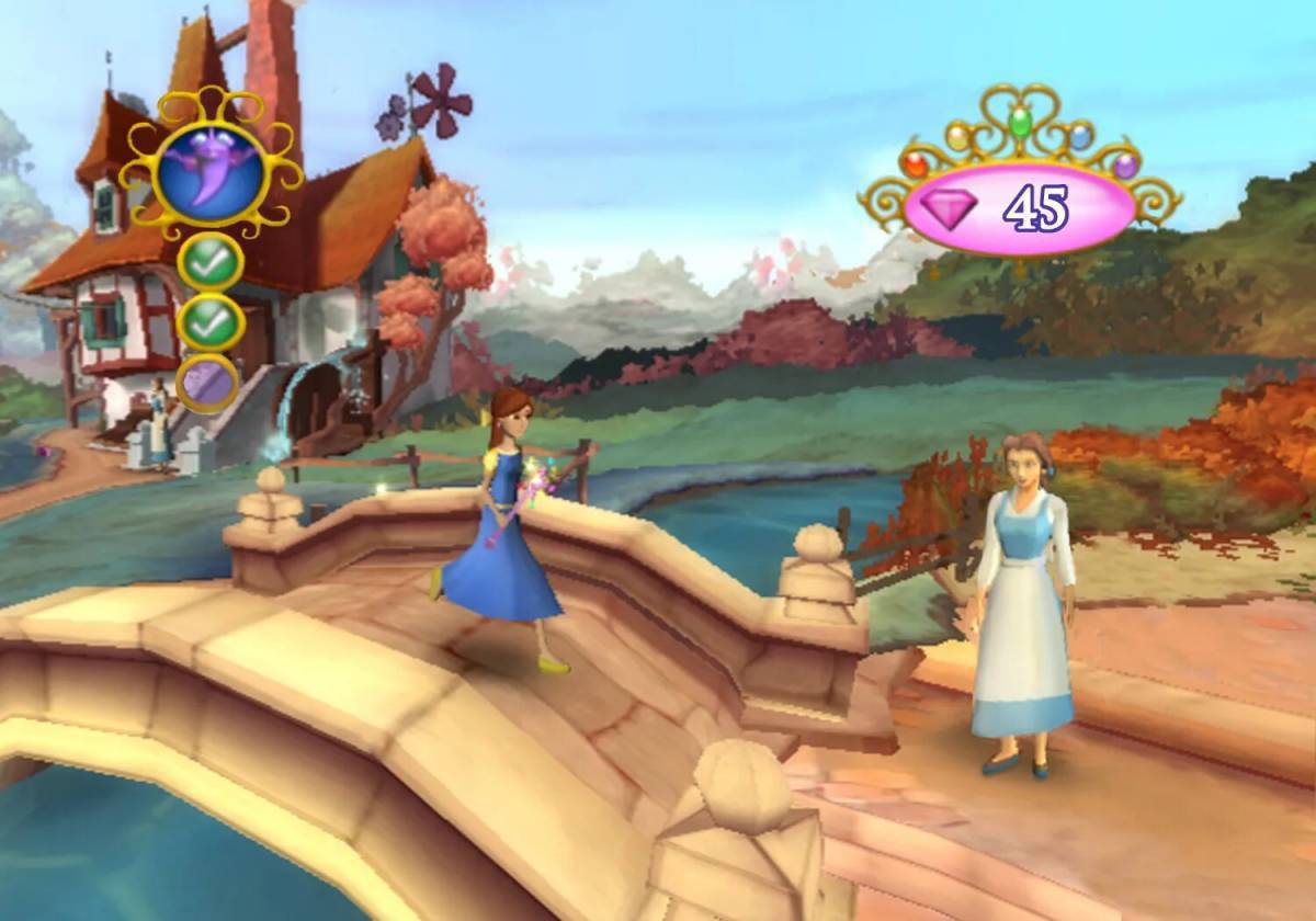 Игра принцесса 1. Игра Disney Princess my Fairytale Adventure. My Fairytale Adventure принцессы Дисней. Дисней принцессы игра 2012. Игра принцессы Зачарованный мир заколдованный замок.