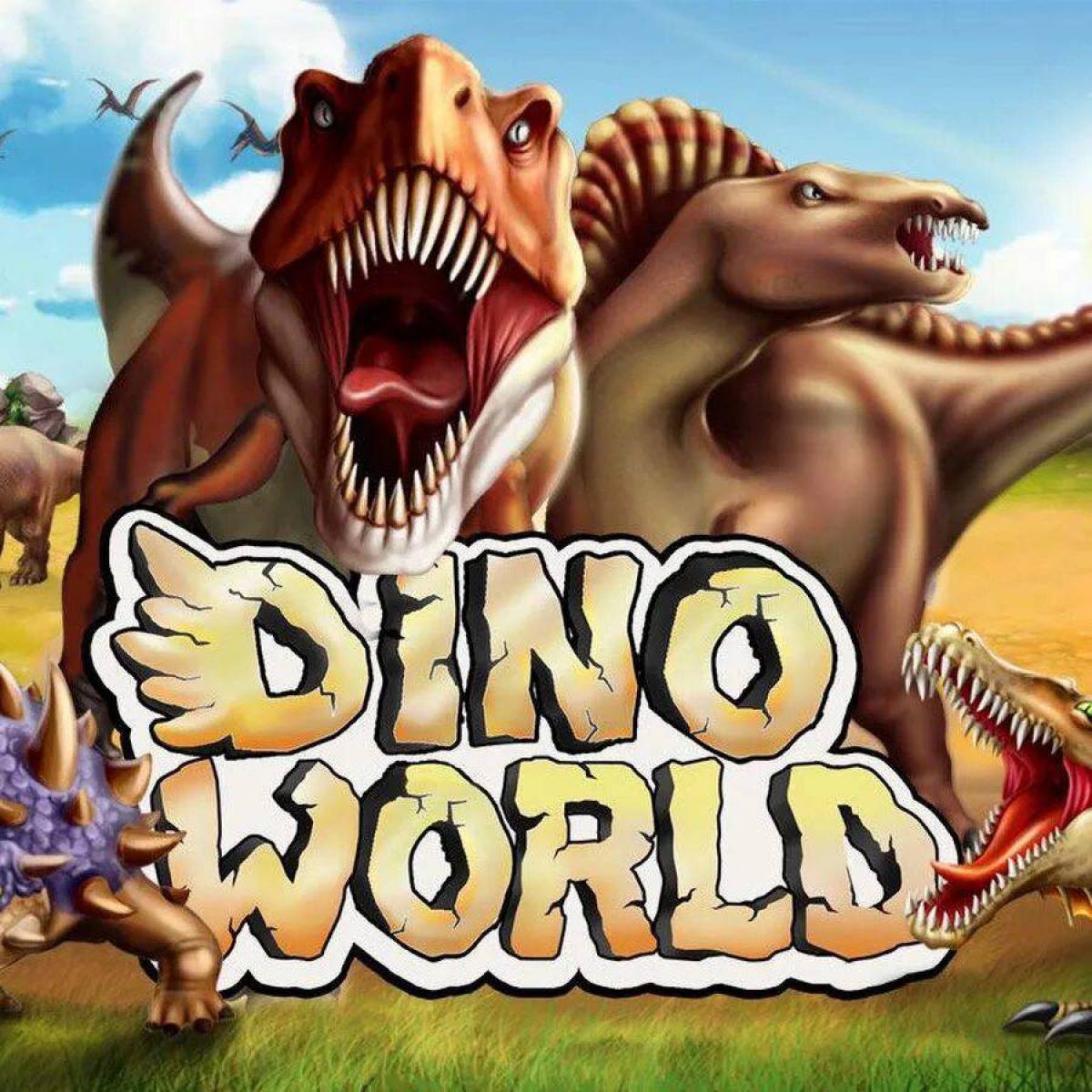 Открой игру динозавры. Динозавр Dino World. Jurassic World Dino. Динозавры Jurassic World the game. Игры с динозаврами для детей.