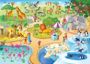 Раскраска зоопарк для детей #14 #320174