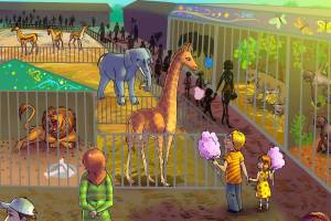 Раскраска зоопарк для детей #20 #320180
