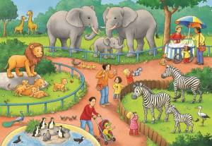 Раскраска зоопарк для детей #33 #320193