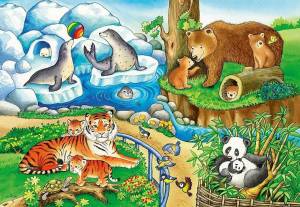 Раскраска зоопарк для детей 3 4 лет #9 #320206