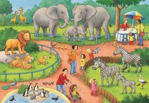 Раскраска зоопарк для детей 3 4 лет #13 #320210