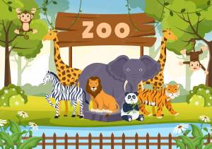 Раскраска зоопарк для детей 3 4 лет #14 #320211