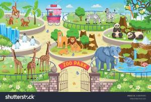 Раскраска зоопарк для детей 3 4 лет #28 #320225