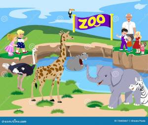 Раскраска зоопарк для детей 3 4 лет #33 #320230