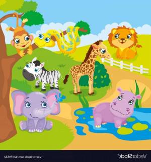 Раскраска зоопарк для детей 3 4 лет #35 #320232