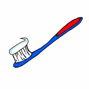 Раскраска зубная щетка для детей #38 #320507