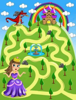 Раскраска игра для детей 4 5 лет для девочек #11 #321881