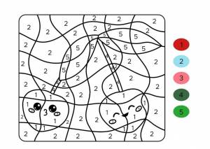 Раскраска игру по цифрам без интернета на телефон #8 #323477