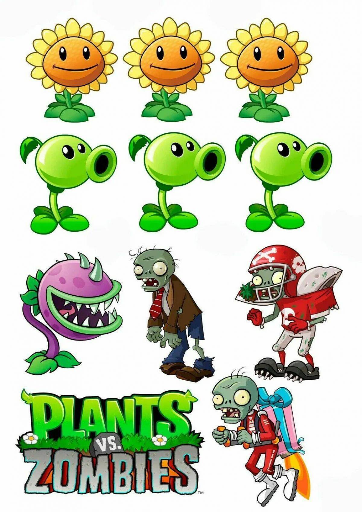 Зомби растения #15