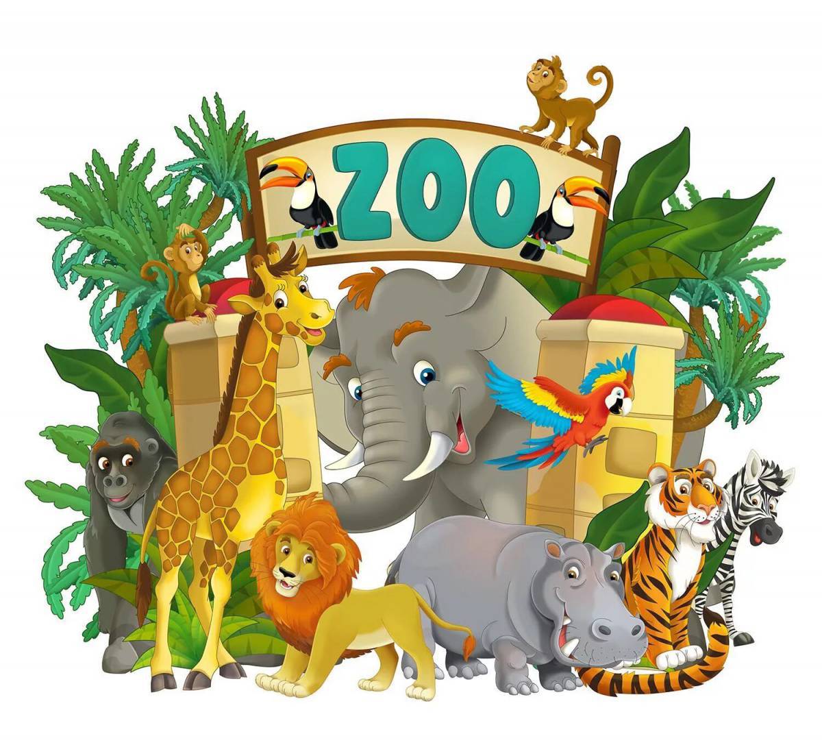Зоопарк для детей 3 4 лет #31
