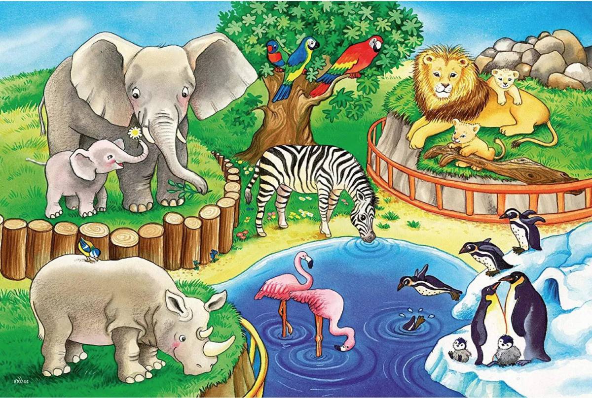 Зоопарк для детей 3 4 лет #36