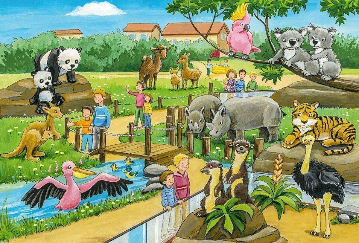 Зоопарк для детей 3 4 лет #39