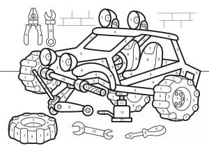 Раскраска игры для мальчиков для 4 лет машинки #19 #324551
