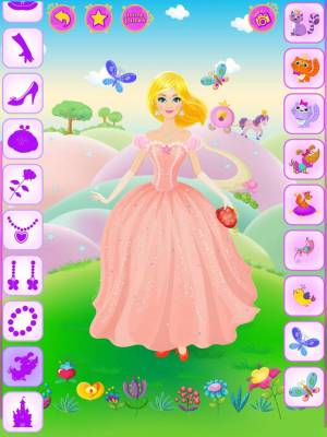 Раскраска игры принцессы для девочек #35 #325018