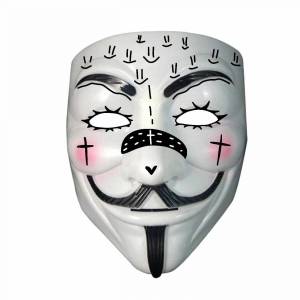 Раскраска идеи для маски анонимуса #2 #325335