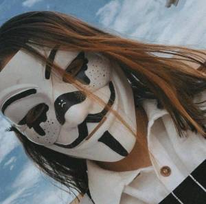 Раскраска идеи для маски анонимуса #4 #325337