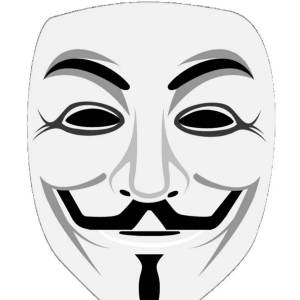 Раскраска идеи для маски анонимуса #8 #325341