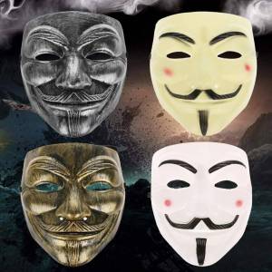 Раскраска идеи для маски анонимуса #18 #325351